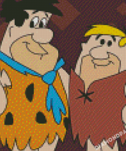 Barney Rubble And Fred Flintstone Diamond Painting