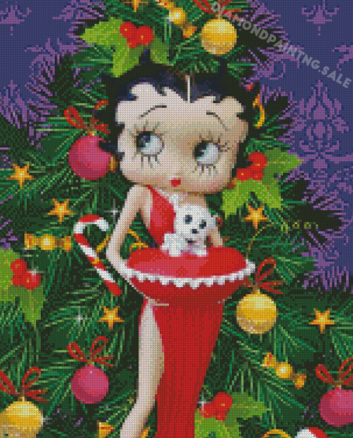 Betty Boop Christmas Diamond Painting