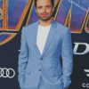 Portrait Of Sebastian Stan Diamond Painting