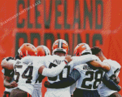 Cleveland Browns Footballers Diamond Painting