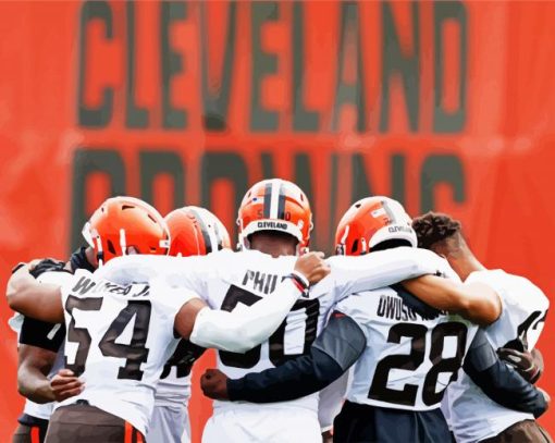 Cleveland Browns Footballers Diamond Painting