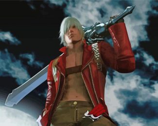 Devil May Cry Game Character Diamond Painting