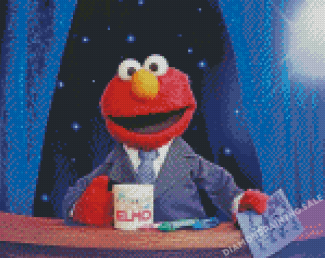 Elmo Muppet Sesame Street Diamond Painting