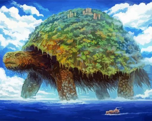 Fantasy Giant Turtle Diamond Painting