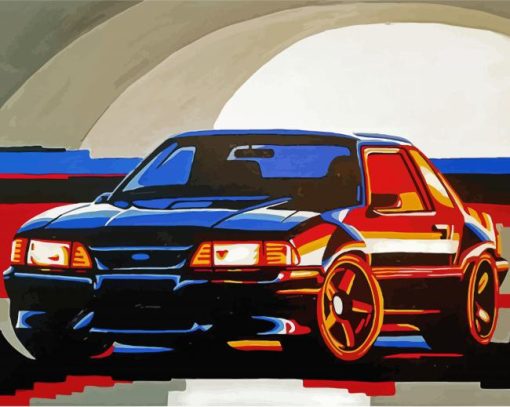 Fox Body Mustang Car Diamond Painting