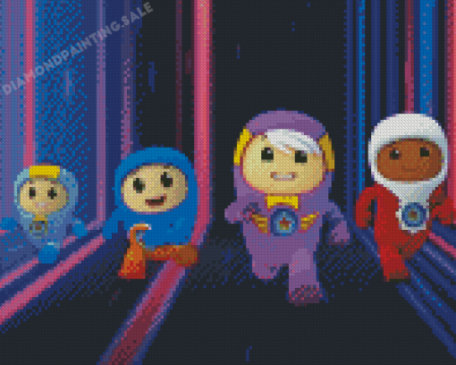 Go Jetters Heroes Diamond Painting