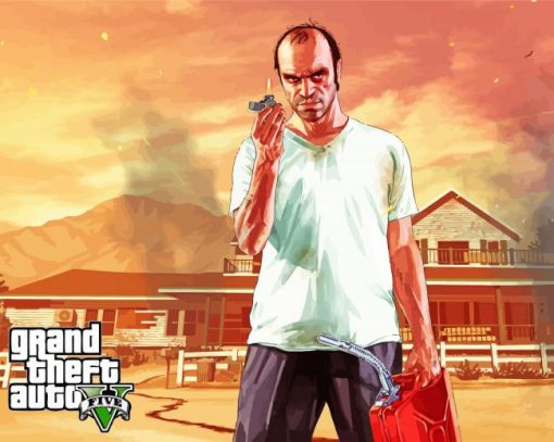 Grand Theft Auto V Character Diamond Painting