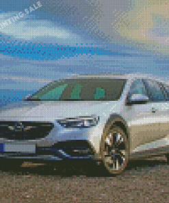 Grey Opel Insignia Car Diamond Painting