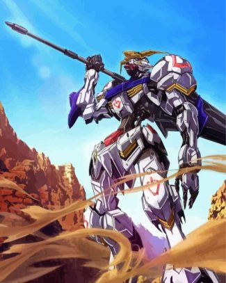 Gundam Barbatos Diamond Painting