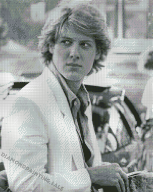 Black And White Young James Spader Diamond Painting