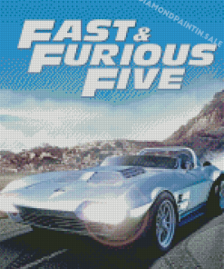 Fast And Furious Five Diamond Painting