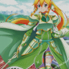 Leafa Sword Art Online Character Diamond Painting