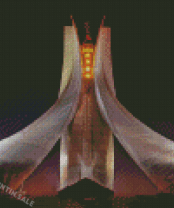 Monument Of The Martyr Algeria By Night Diamond Painting