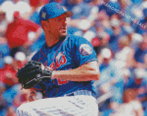 New York Mets Baseballer Diamond Painting