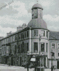 Old Black And White Cupar Street Diamond Painting