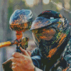 Paintball Player Diamond Painting