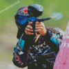 Paintball Sport Player Diamond Painting