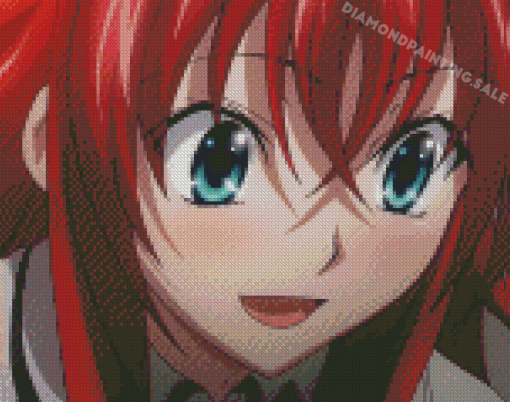 Rias Gremory Character Diamond Painting