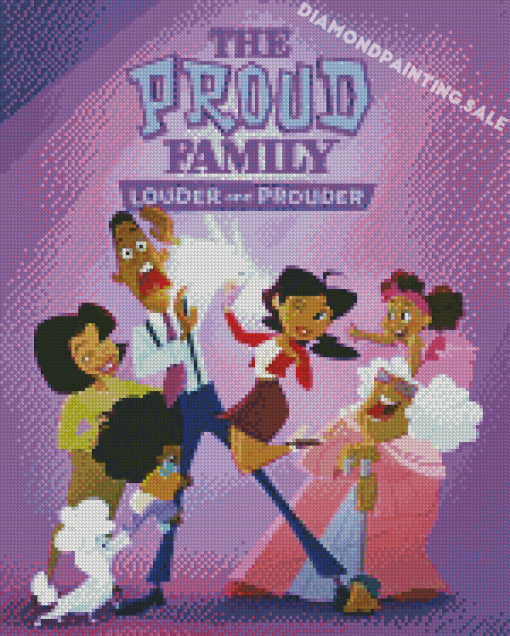 The Proud Family Poster Diamond Painting