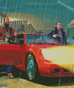 Grand Theft Auto Characters Diamond Painting