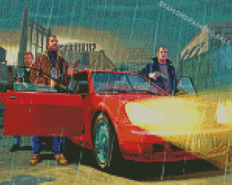 Grand Theft Auto Characters Diamond Painting