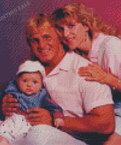 Owen Hart With His Family Diamond Painting