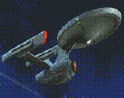 Starship Enterprise Diamond Painting