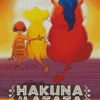 Hakuna Matata Poster Diamond Painting