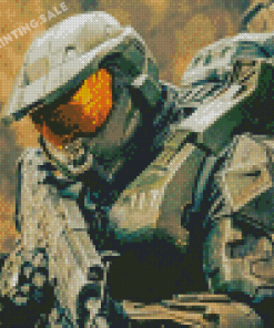 Halo Master Chief Game Diamond Painting