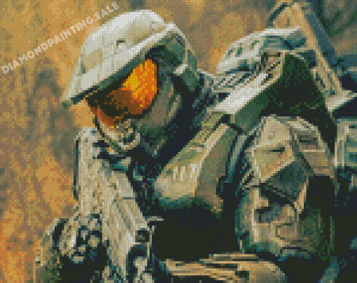 Halo Master Chief Game Diamond Painting