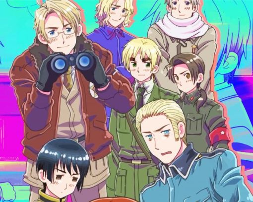 Hetalia Anime Diamond Painting