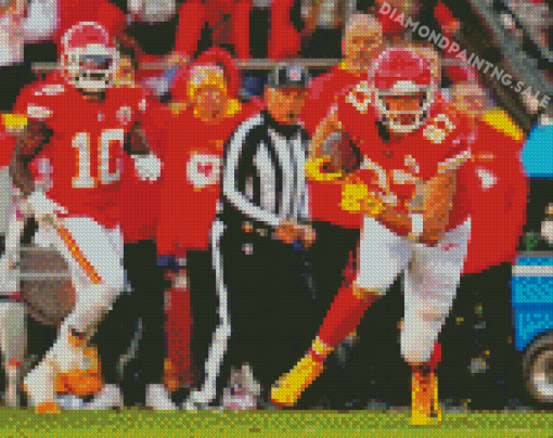 KC Chiefs Footballers Diamond Painting