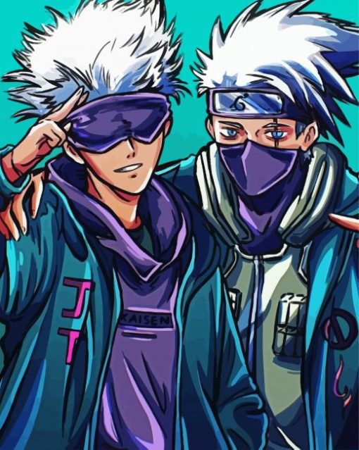 Kakashi And Gojo Diamond Painting