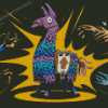 Llama Fortnite Game Diamond Painting