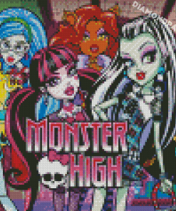 Monster High Poster Diamond Painting