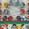 NFL Helmets Diamond Painting