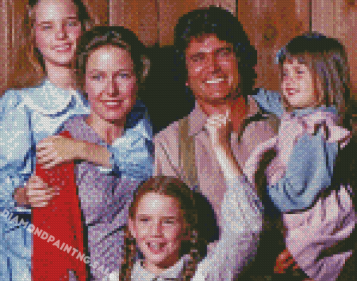 Little House On The Prairie Character Diamond Painting
