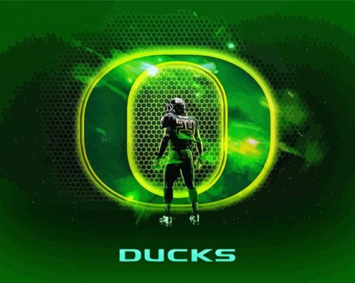 Oregon Ducks Football Diamond Painting