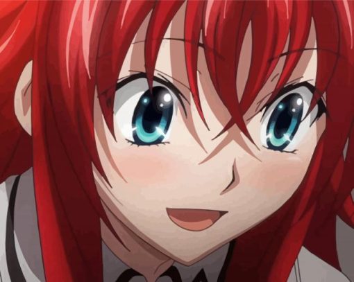 Rias Gremory Character Diamond Painting