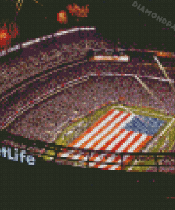 Aesthetic Metlife NY Giants Stadium Diamond Painting