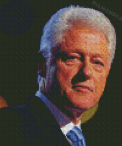 Classy Bill Clinton Diamond Painting