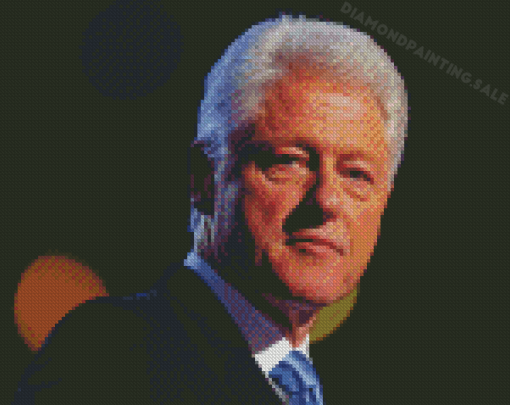 Classy Bill Clinton Diamond Painting