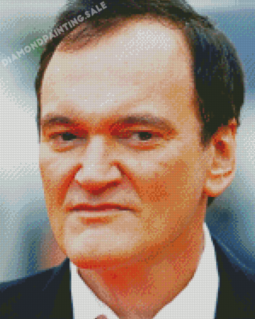 Close Up Quentin Tarantino Diamond Painting