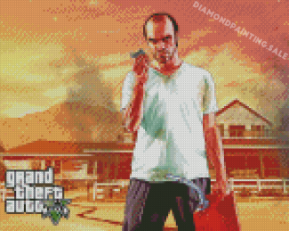 Grand Theft Auto V Character Diamond Painting