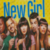 New Girl Characters Poster Diamond Painting