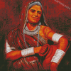 Rajasthani Girl Art Diamond Painting