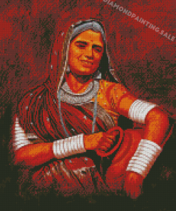 Rajasthani Girl Art Diamond Painting