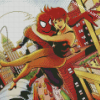 Spider Man And Mary Jane DC Diamond Painting