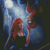 Spider Man And Mary Jane At Night Art Diamond Painting