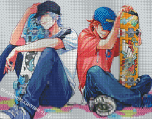 Sk8 The Infinity Characters Diamond Painting
